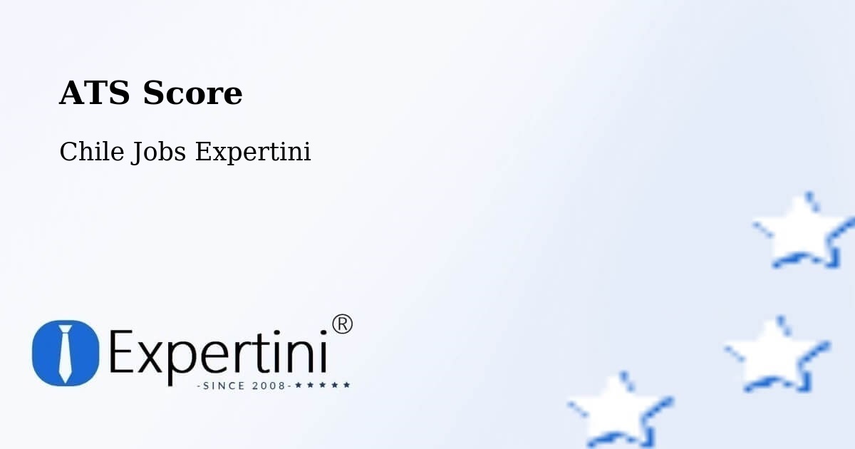 Resume ATS Score & Job Description Match Tool – Gorbea - Chile Jobs Expertini